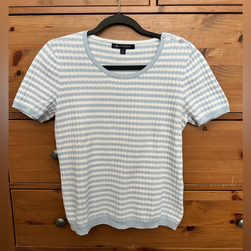 Brooks Brothers Women’s Knit Short Sleeve Top